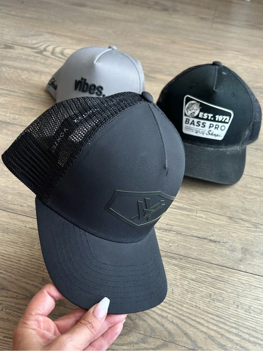 Three Casual Trucker Hats - Ghost 